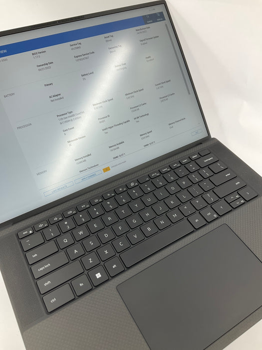 Dell Precision 5560 15.6" Core i9-11950H 1TB 16GB B Win 11 Pro RTX A2000