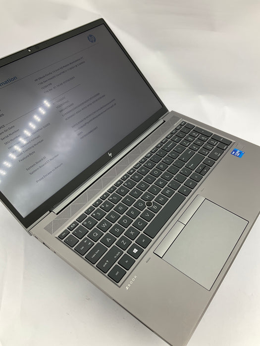 HP Zbook Firefly 15 G8 15.6" Core i7-1185G7 512GB 16GB B Win 11 Pro T500