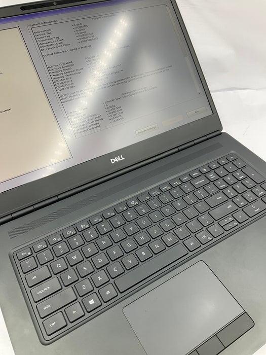 Dell Precision 7750 18" Core i9-10885H 1TB 32GB Win 11 Pro RTX 4000