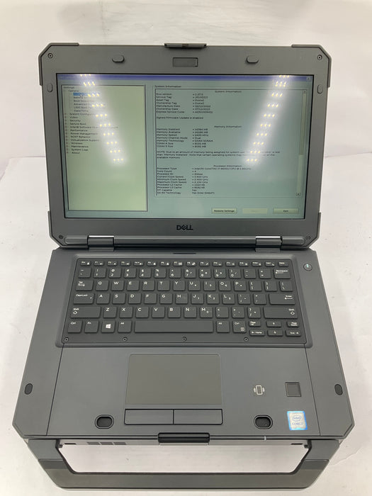 Dell Latitude 5424 Rugged 14" Core i7-8650U 256GB 16GB B Win 11 Pro