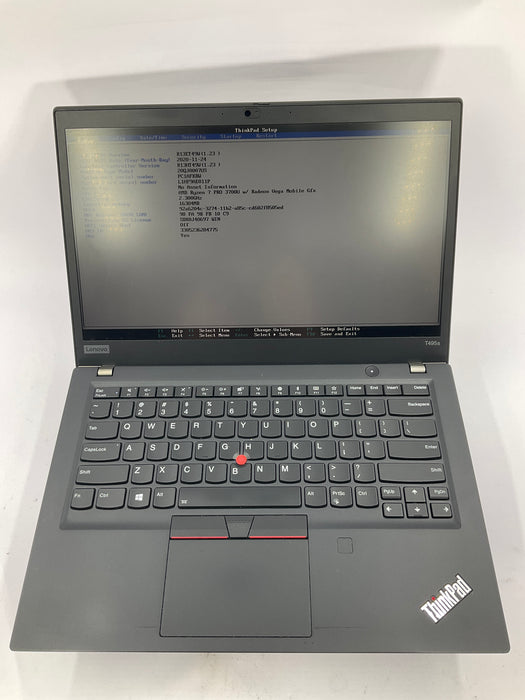 Lenovo ThinkPad T495s 14" AMD Ryzen 7 Pro 3700U 512GB 16GB B Win 11 Pro