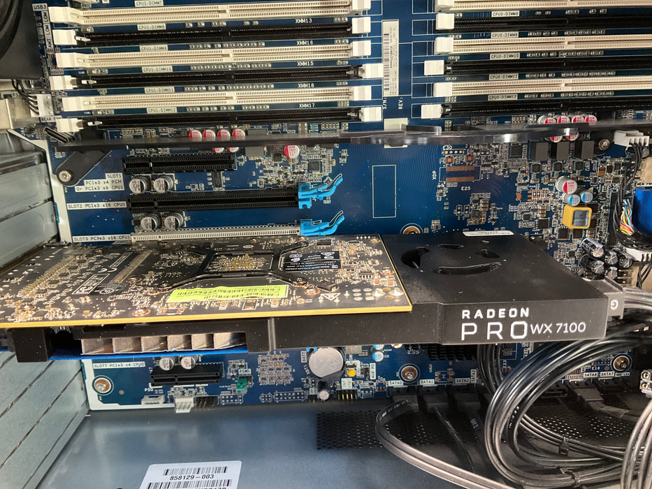 HP Z8 G4 Workstation Dual Xeon Gold 5122 256GB 32GB Win 11 Pro Radeon Pro WX7100