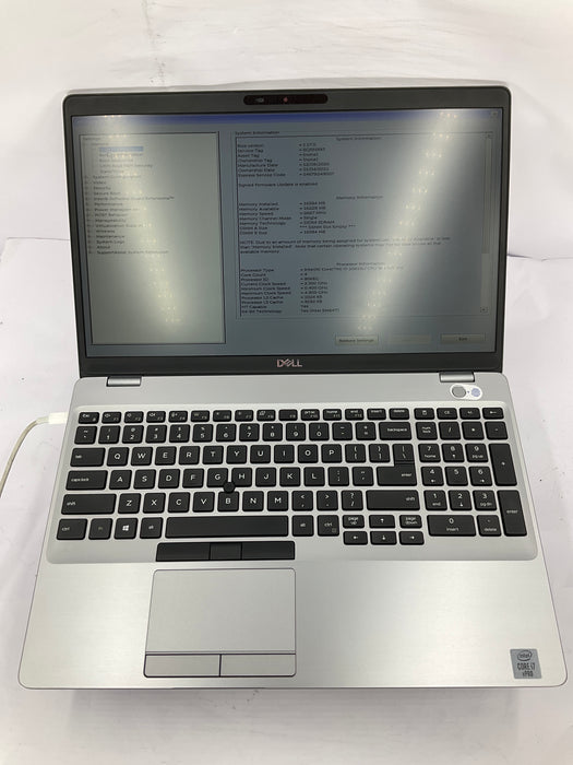 Dell Latitude 5510 16" Touch Core i7-10610U 512GB 16GB B Win 11 Pro