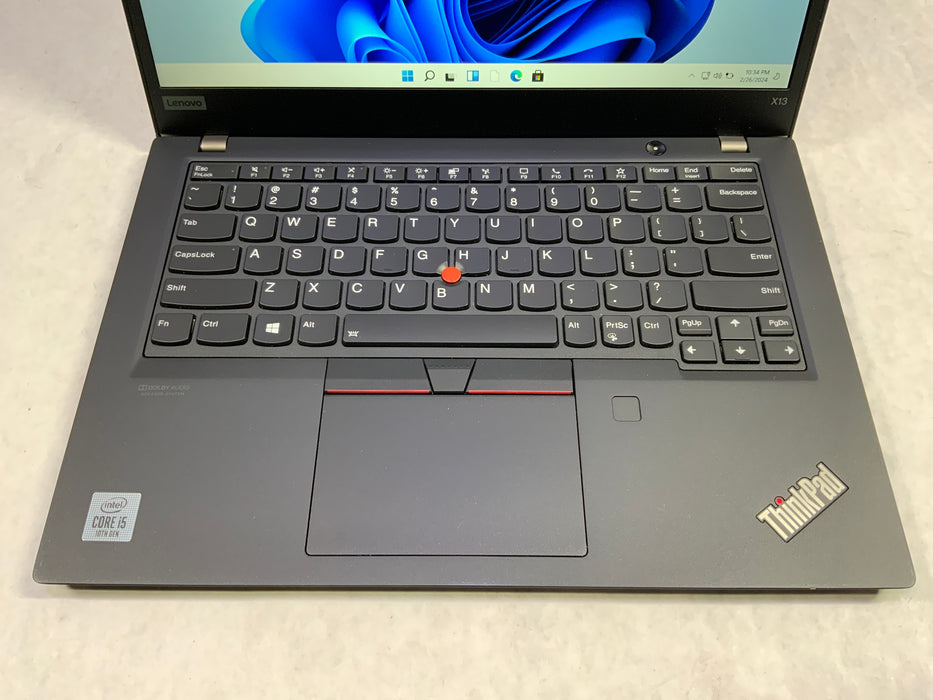 Lenovo ThinkPad X13 Gen 1 (Type 20T3) 14" Intel Core i5-10210U 256GB SSD 16GB RAM A Win 11 Pro