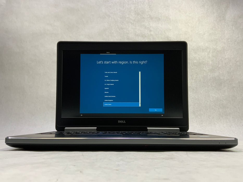 Dell Precision 7510 15.6" Intel Core i7-6820HQ 256GB SSD 32GB RAM B Win 10 Pro