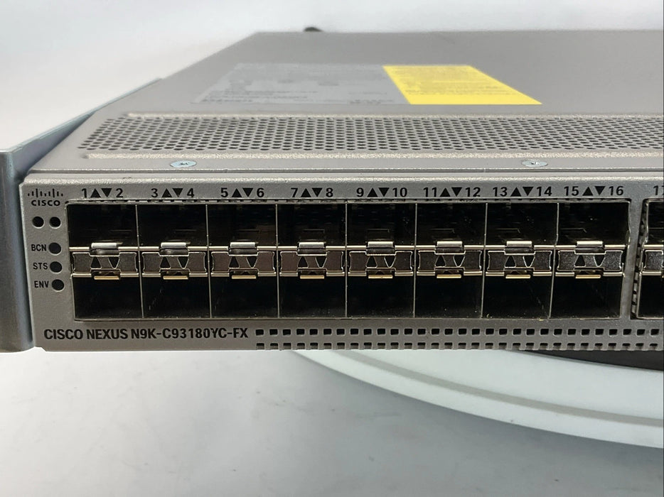 Cisco Nexus N9K-C93180YC-FX 54 SFP Network Switch