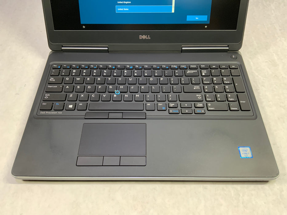 Dell Precision 7510 15.6" Intel Core i7-6820HQ 256GB SSD 32GB RAM B Win 10 Pro