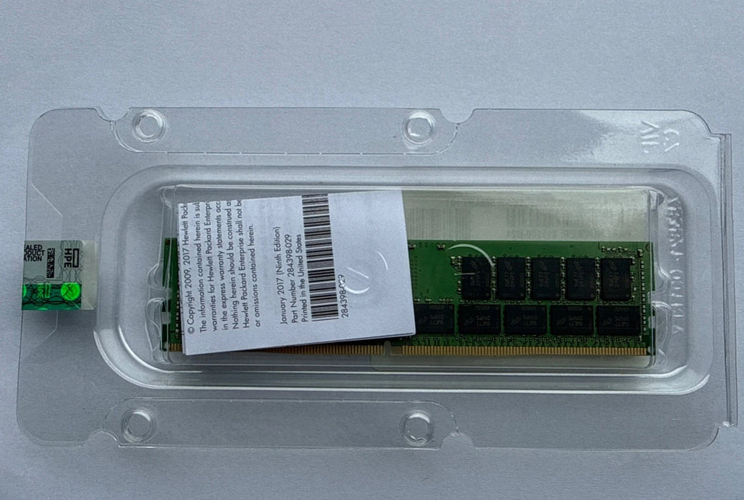 NEW SEALED HPE 32GB Server Memory Kit RAM 2Rx4 PC4-2666V-R DDR4 815100-B21