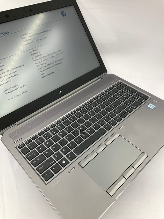 HP ZBook 15 G6 15" Core i7-9750H 512GB 16GB B Win 11 Pro