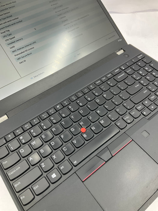 Lenovo ThinkPad P15s Gen 1 15.6" Core i7-10610U 256GB 16GB B Win 11 Pro P520