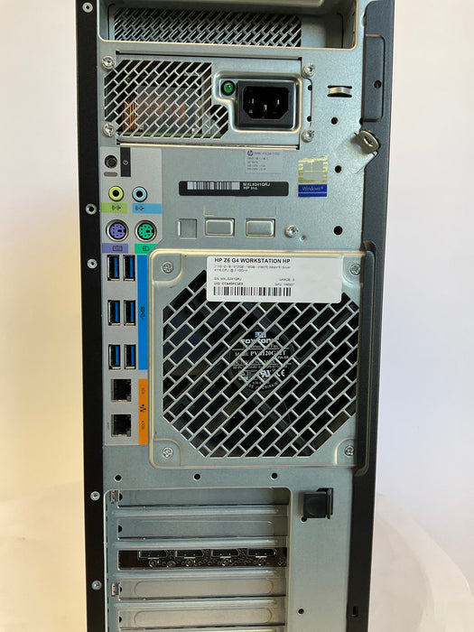HP Z6 G4 Workstation Xeon Silver 4116 512GB 16GB B Win 11 Pro P4000