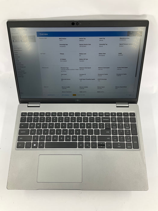 Dell Precision 3560 15.6" Core i7-1185G7 512GB 16GB B Win 11 Pro T500