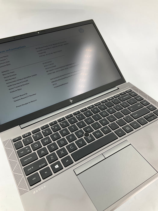 HP Firefly G7 Mobile Workstation 14" Core i7-10610U 256GB 16GB Win 11 Pro *READ*