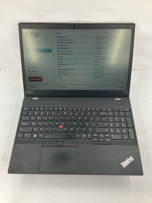 Lenovo ThinkPad P15s Gen 2 16" Core i7-1165G7 512GB 16GB B Win 11 Pro T500