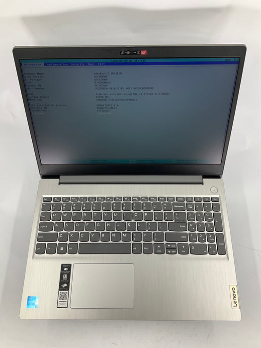 Lenovo IdeaPad 3-15ITL05 15.6" Touch Core i3-1115G4 256GB 12GB B Win 11 Pro