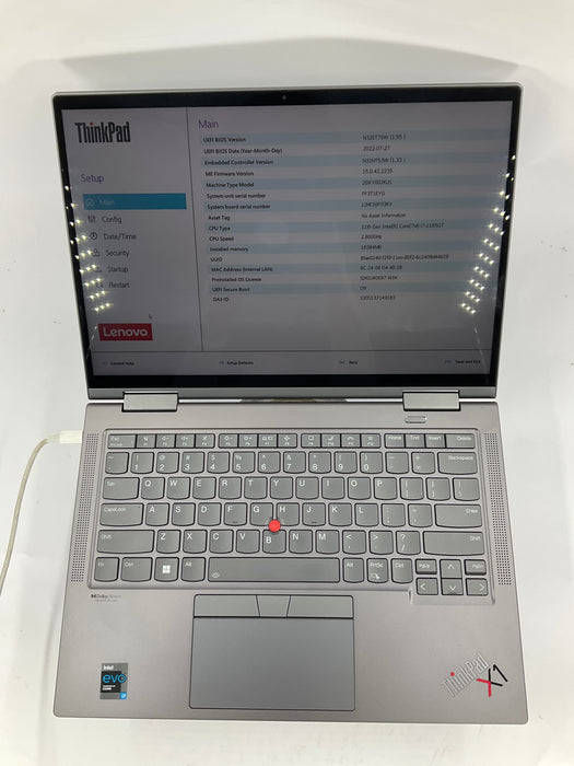 Lenovo ThinkPad X1 Yoga 6th Gen 14" 2in1 Touch Core i7-1165G7 512GB 16GB B Win 11 Pro