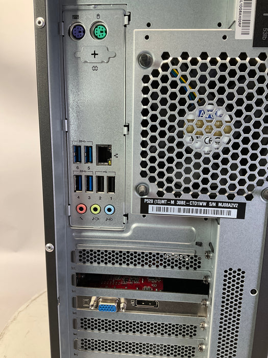 Lenovo P520 Thinkstation Xeon W-2123 512GB 16GB B Win 11 Pro GT 620