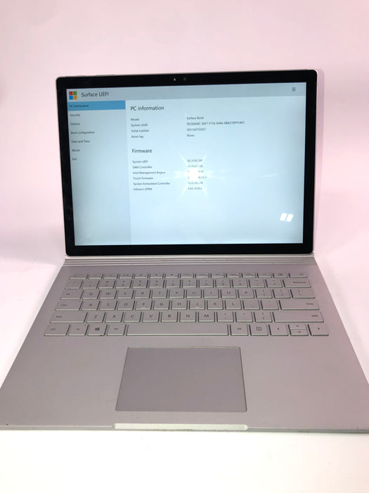 Microsoft Surface Book 13.5" Intel Core i5-6300U 128GB SSD 8GB RAM B Win 10 Pro