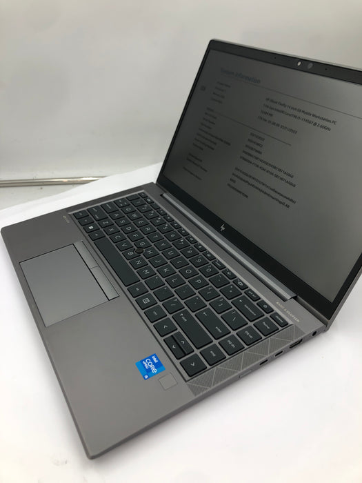 HP ZBook Firefly 14 G8 14" Core i5-1145G7 256GB 16GB B Win 11 Pro T500
