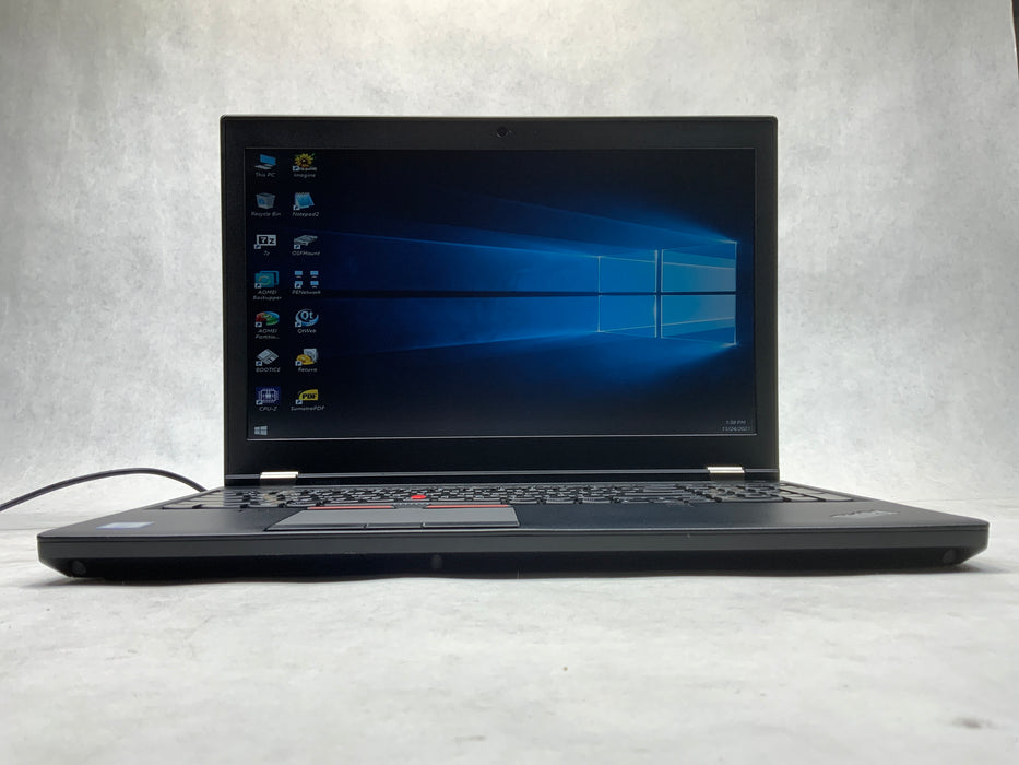Lenovo ThinkPad P50 15.6" Intel Core i7-6820HQ 256GB SSD 16GB RAM Win 10 Pro Quadro M2000M