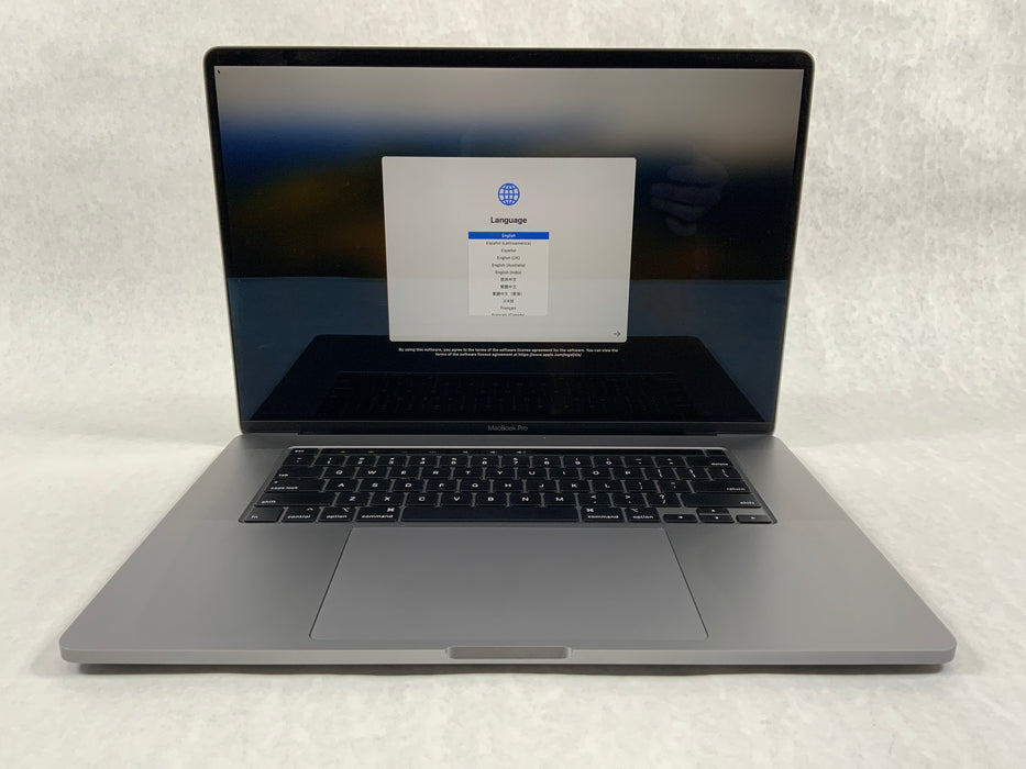 2019 Apple MacBook Pro 16" Intel Core i7-9750H 512GB SSD 16GB RAM A macOS Sonoma