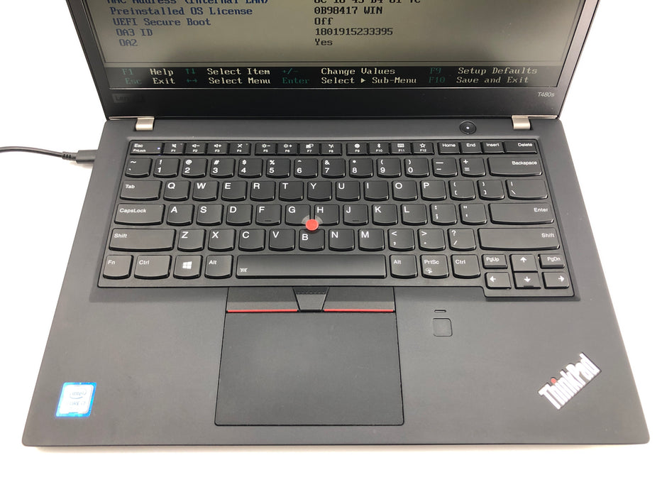 Lenovo ThinkPad T480s 14" Intel Core i7-8550U 256GB SSD 8GB RAM Win 11 Pro