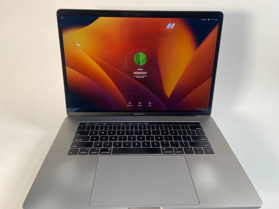 2018 Apple MacBook Pro A1990 (EMC 3215) 15.4" Intel Core i7-8850H 512GB SSD 16GB RAM macOS Sequoia