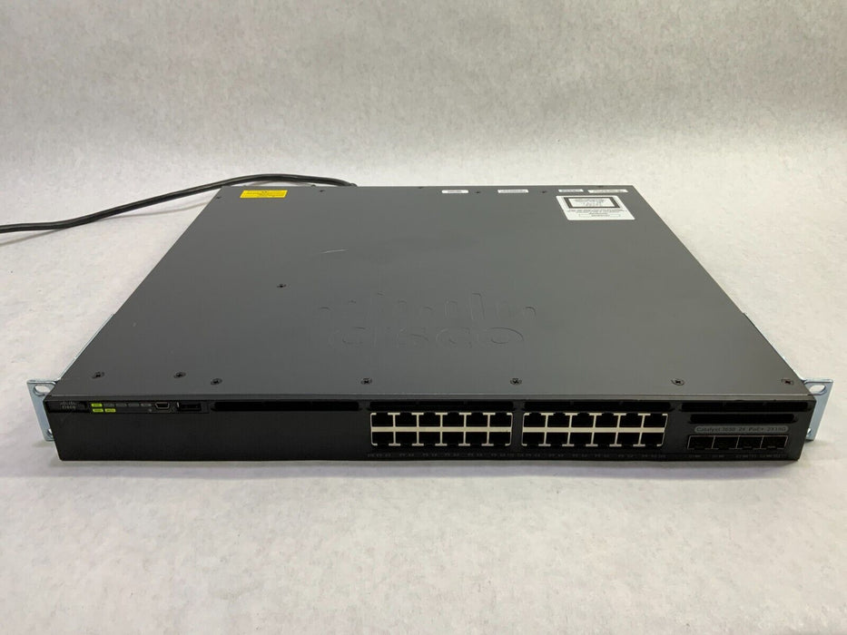 Cisco Catalyst WS-C3650-24PD-S Ethernet PoE+ and 2x1G,2X10G Uplink Ports Switch