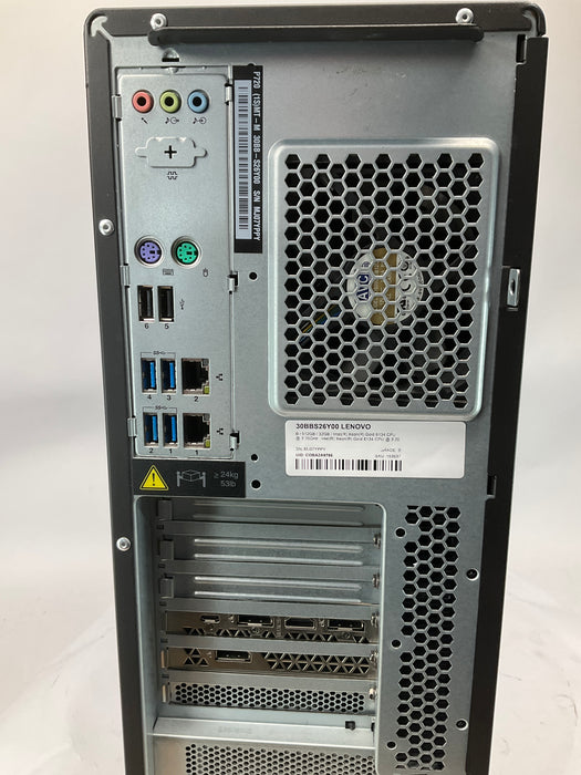 Lenovo ThinkStation P720 Dual Xeon Gold 6134 512GB 32GB Win 11 Pro RTX 2080