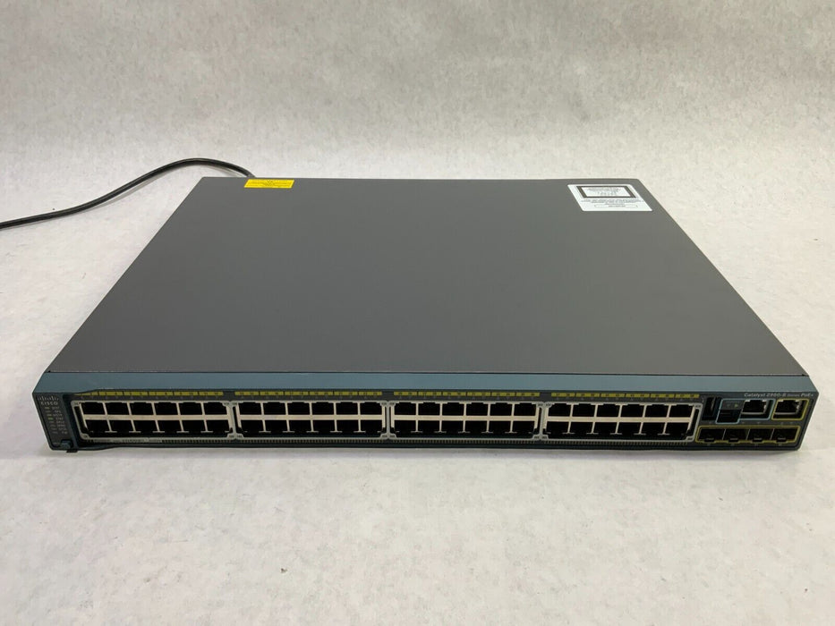 Cisco Catalyst 2960-S WS-C2960S-48LPS-L 48-Port Gigabit 370W PoE+ Switch