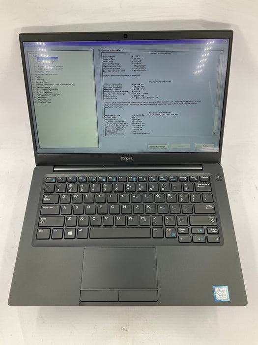 Dell Latitude 7390 13" Touch Core i7-8650U 256GB 16GB B Win 11 Pro
