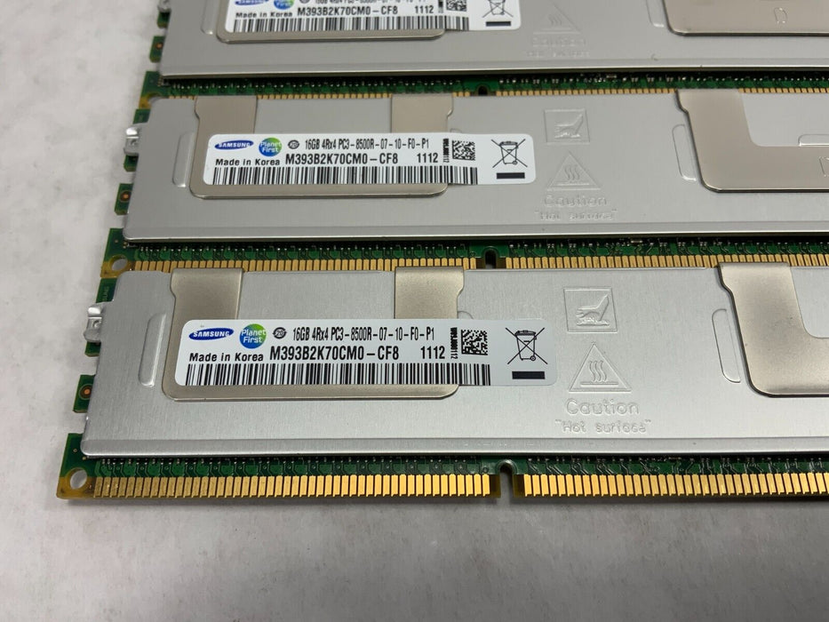 128GB (8x16GB) DDR3 PC3-8500R ECC Reg Tower Memory for Apple Mac Pro 2010 5,1