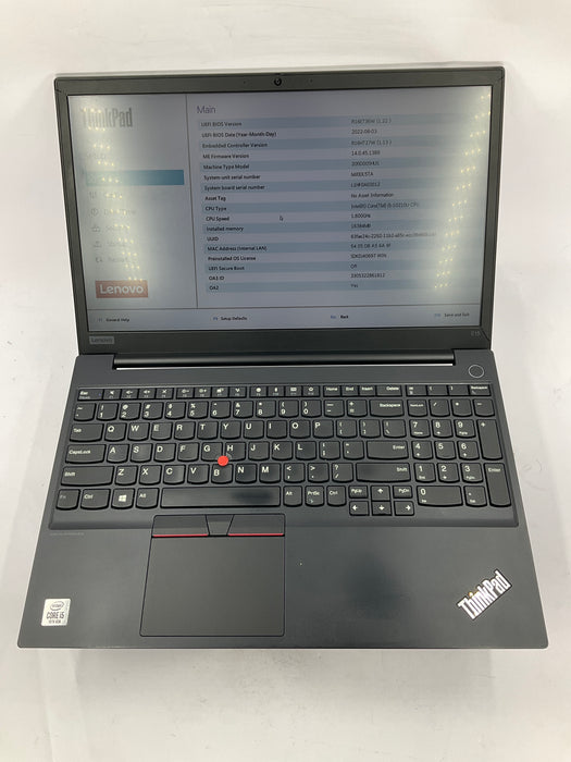 Lenovo ThinkPad E15 15.6" Core i5-10210U 256GB 16GB B Win 11 Pro
