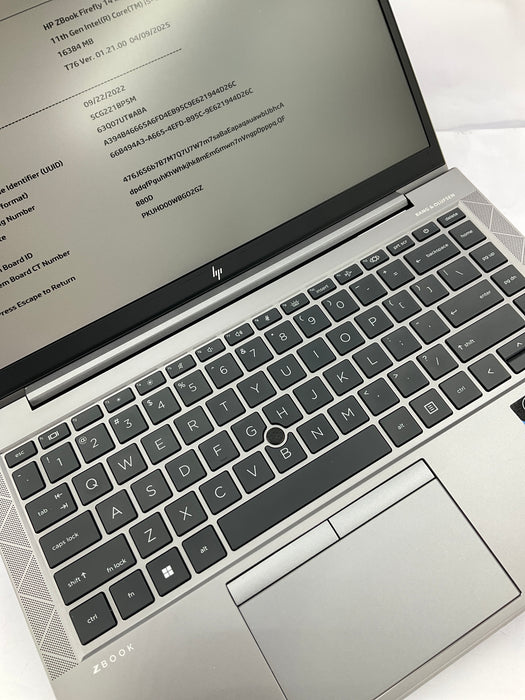 HP ZBook Firefly 14 G8 14" Core i5-1145G7 256GB 16GB B Win 11 Pro T500