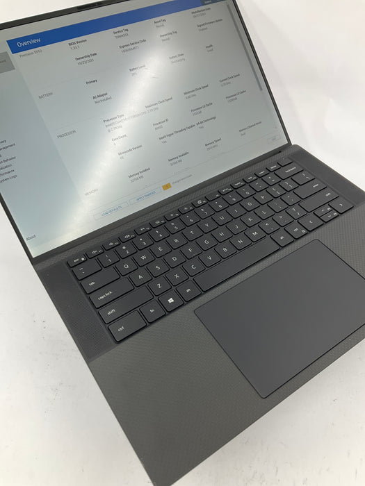 Dell Precision 5550 15.6" Core i7-10850H 512GB 32GB Win 11 Pro T1000