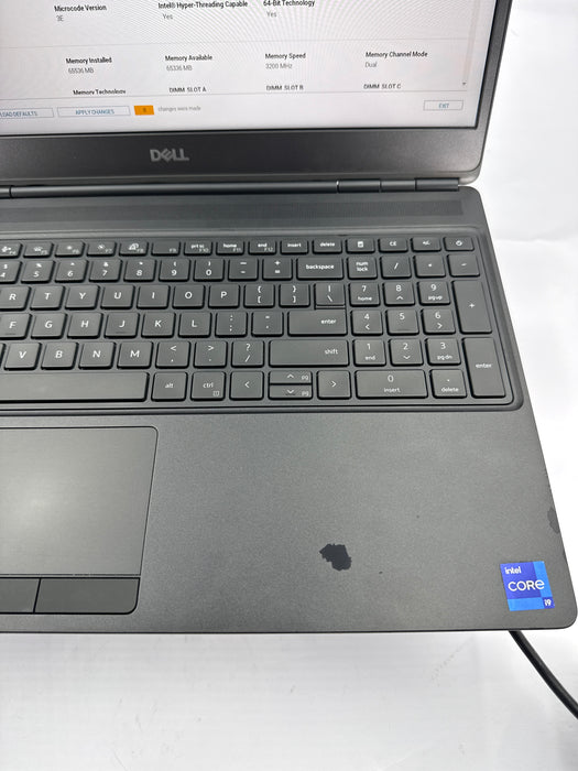 Dell Precision 7560 15.6" Core i9-11950H 256GB 64GB T1200