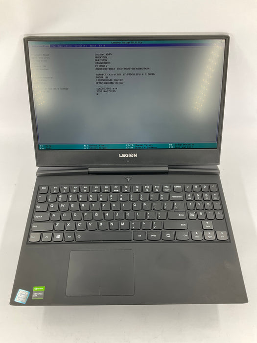 Lenovo Legion Y545 81Q6 15.6" i7-9750H 512GB Nvme 1TB Sata 16GB GTX 1660 Ti