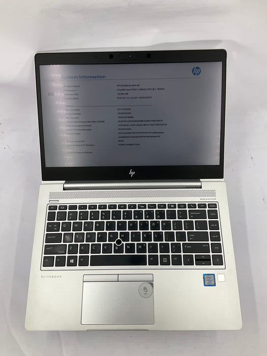 HP EliteBook 840 G6 14" Touch Core i7-8665U 256GB 16GB B Win 11 Pro