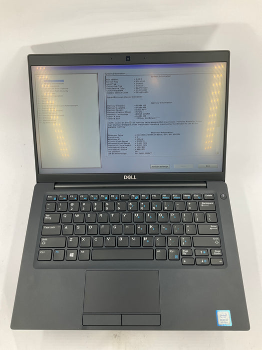 Dell Latitude 7390 14" Core i7-8650U 240GB 16GB B Win 11 Pro