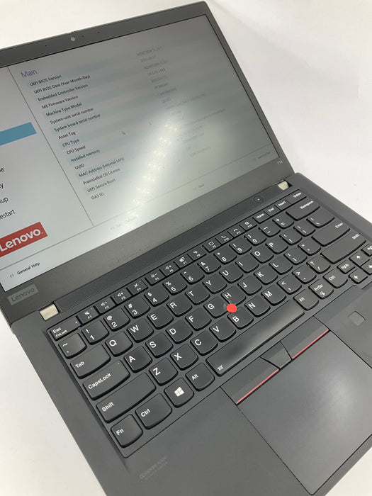 Lenovo ThinkPad T14 Gen 1 14" Core i7-10610U 512GB 16GB B Win 11 Pro MX330