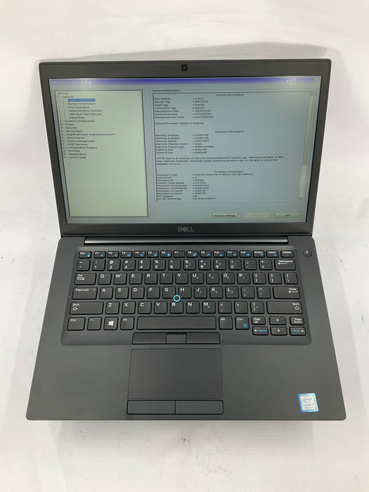 Dell Latitude 7490 14" Core i7-8650U 256GB 16GB A Win 11 Pro