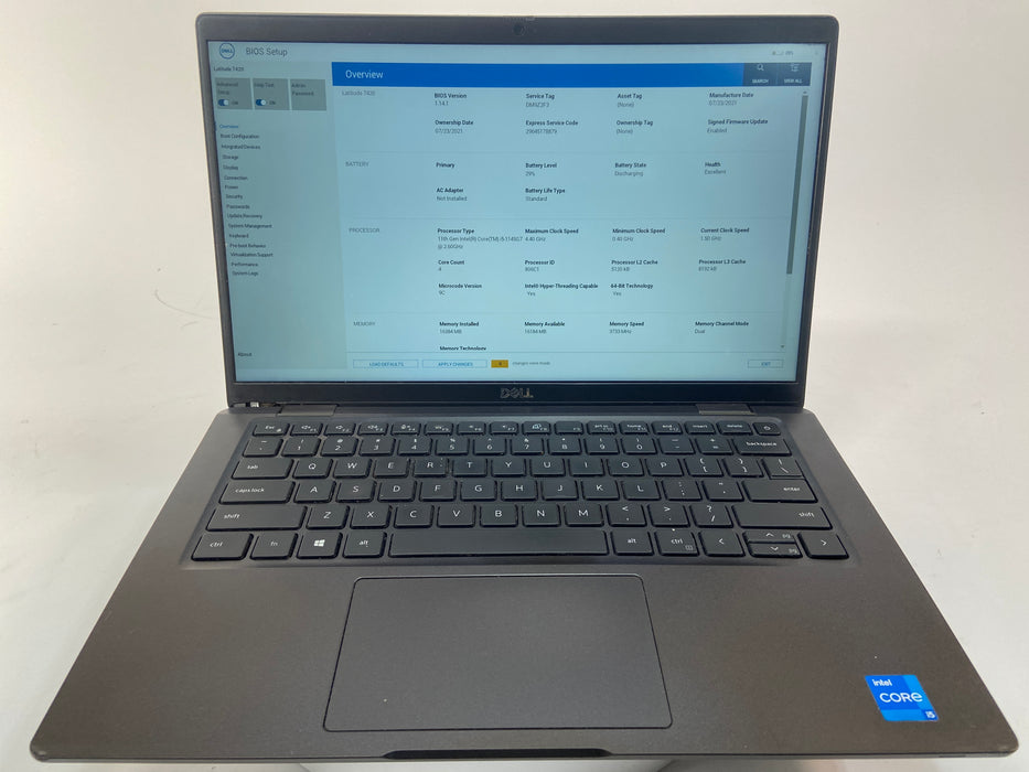 Dell Latitude 7420 14" Intel Core i5-1145G7 512GB SSD 16GB RAM Win 11 Pro