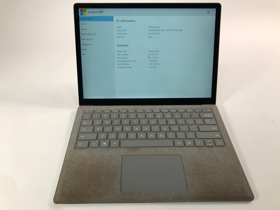 Microsoft Surface Laptop 2 (1769) Silver 13.5" Intel Core i5-7200U 256GB SSD 8GB RAM Win 10 Pro