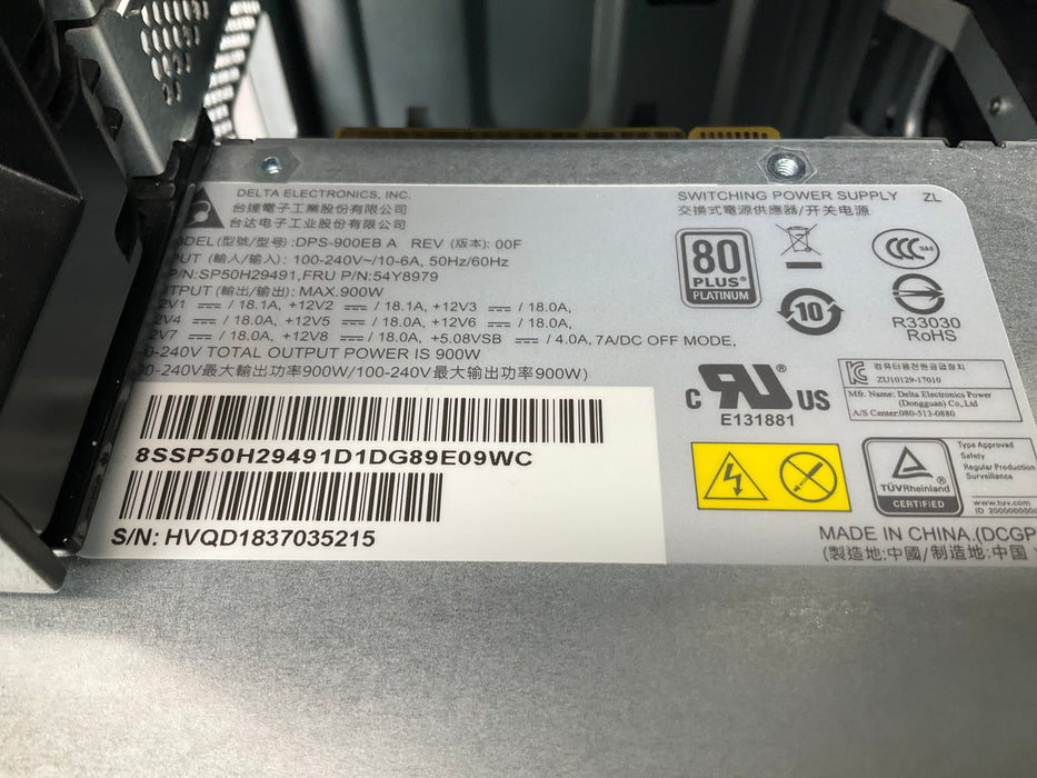 Lenovo ThinkStation P720 Dual Xeon Gold 6134 512GB 32GB Win 11 Pro M4000