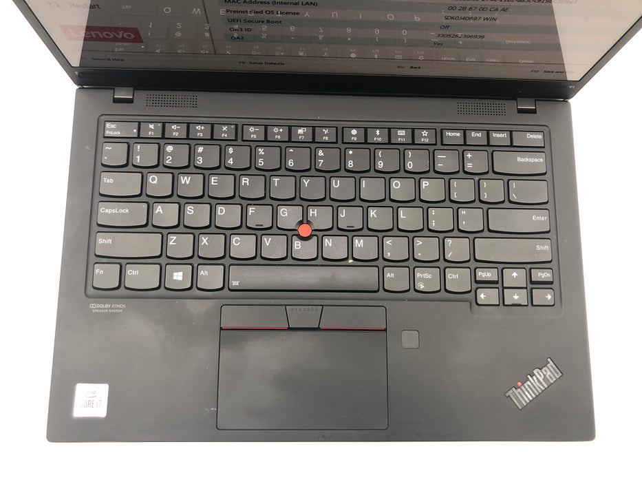 Lenovo ThinkPad X1 Carbon (7th Gen) 20R1 14" Intel Core i7-10510U 512GB SSD 16GB RAM Win 11 Pro