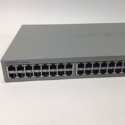 Arista DCS-7010T-48-R Port Network Gigabit Ethernet Data Center Switch OPEN BOX