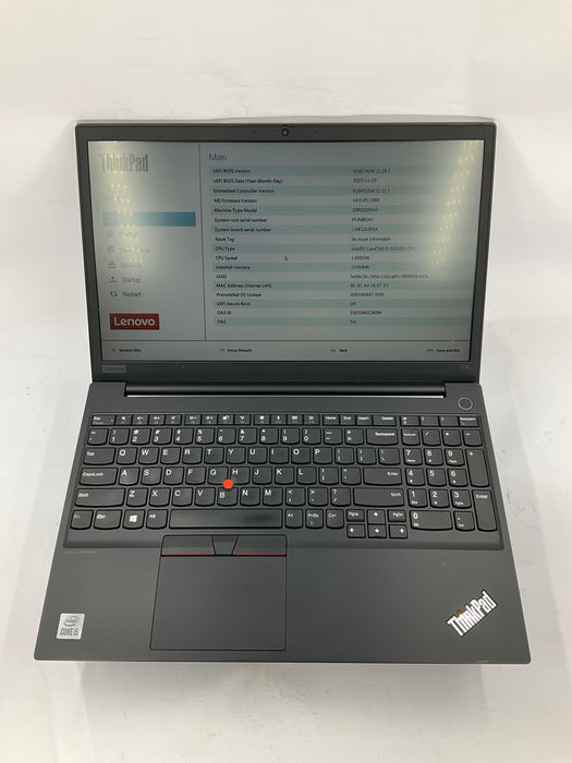 Lenovo ThinkPad E15 15.6" Core i5-10210U 256GB 16GB B Win 11 Pro