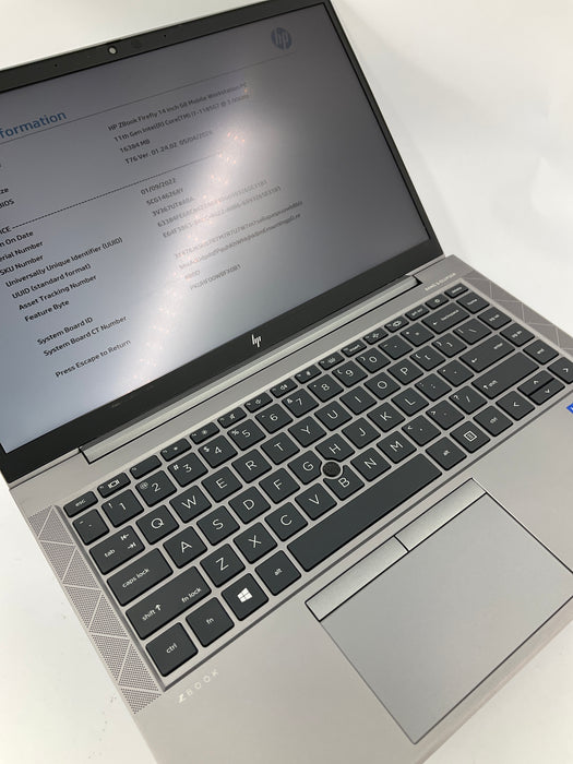 HP Zbook Firefly G8 14" Core i7-1185G7 512GB 16GB B Win 11 Pro