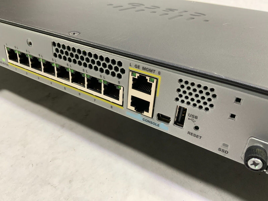 Cisco ASA5508-X Network Security/Firewall Appliance 128GB SSD