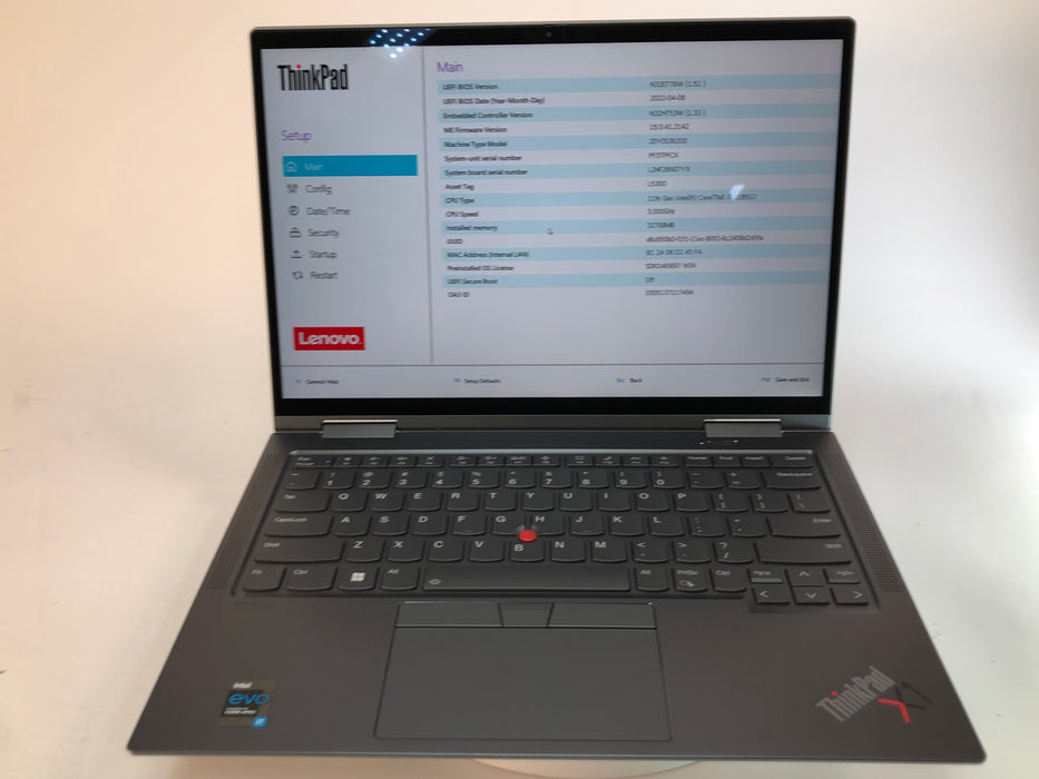 Lenovo ThinkPad X1 Yoga 6th Gen (2-in-1) 4K Touch 14" Intel Core i7-1185G7 256GB SSD 32GB RAM Win 11 Pro